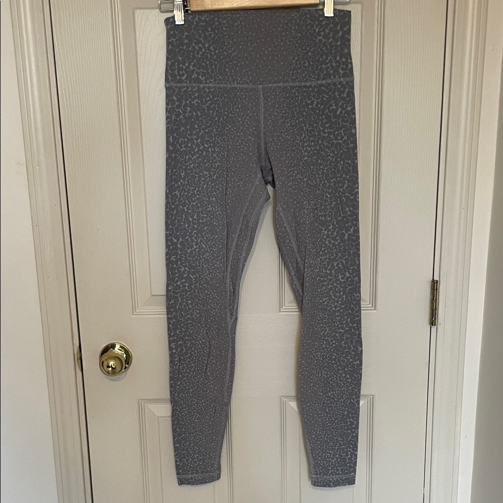 lululemon athletica Gray Patterned Leggings